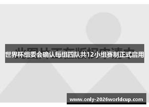世界杯组委会确认每组四队共12小组赛制正式启用 世界杯组委会确认每组四队共12小组赛制正式启用